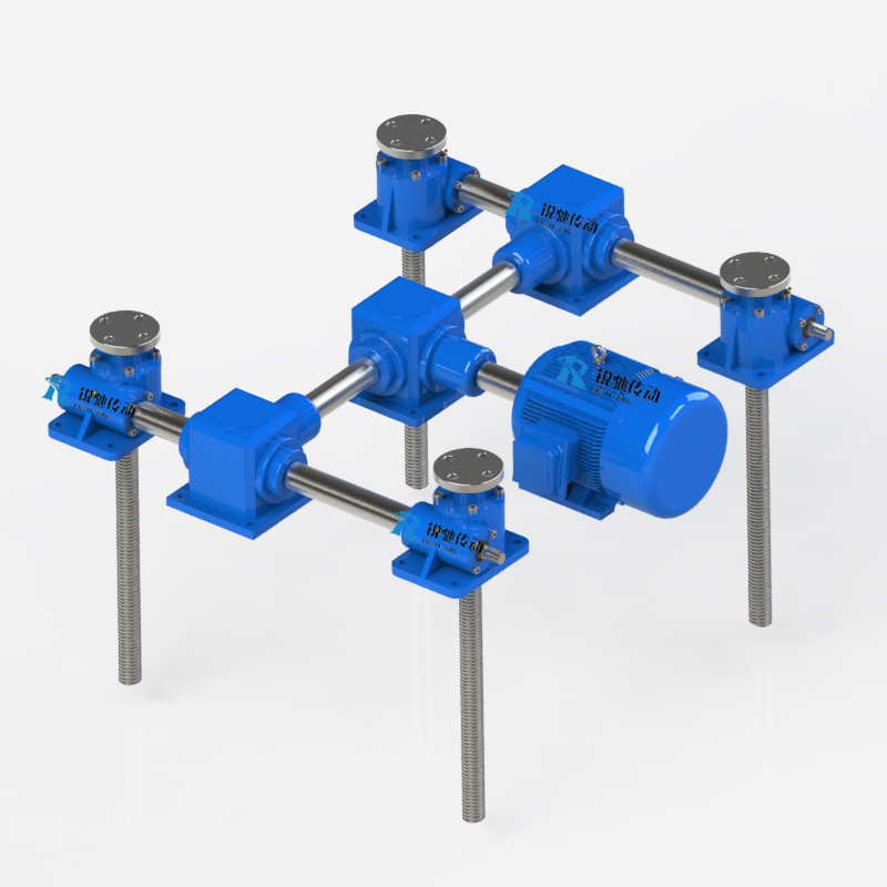 4臺聯(lián)動(dòng)絲桿升降機(jī)